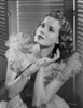 Maureen O'Hara Posed in Ruffled Dress Photo Print - Item # VARCEL686652