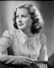 Maureen O'Hara in Gown Black and White Photo Print - Item # VARCEL686651