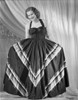 Maureen O'Hara Posed in Black Printed Gown Photo Print - Item # VARCEL686665