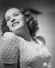 Maureen O'Hara Close Up Portrait wearing White Dress Photo Print - Item # VARCEL686666
