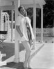 Maureen O'Hara in White Gown Portrait Photo Print - Item # VARCEL686672