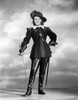 Maureen O'Hara in Fencing Outfit Black and White Photo Print - Item # VARCEL686678