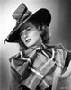 Maureen O'Hara Posed in Formal Dress Black and White Photo Print - Item # VARCEL686685