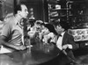 Film still of Our Gang at a milk bar Photo Print - Item # VARCEL686764