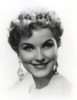 Debra Paget wearing diamond drop earrings Photo Print - Item # VARCEL686793
