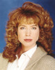Julianne Phillips Curly Hair, Brown lipstick Close Up Portrait Photo Print - Item # VARCEL686867