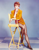 Juliet Prowse Leaning on Chair in Long Shirt Photo Print - Item # VARCEL686982