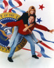 John Ritter Giving a Piggy Back Ride to a Woman in a Portrait Photo Print - Item # VARCEL687106
