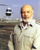 Pernell Roberts Posed with Helicopter at the Back Portrait Photo Print - Item # VARCEL687151
