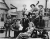 Roy Rogers with a band on a wagon Photo Print - Item # VARCEL687324
