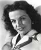 Jane Russell Portrait in White Suit Dress with Black Outline on the Collar Photo Print - Item # VARCEL687449