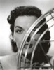 Jane Russell Portrait in Polka Dot Scoop-Neck Dress with Neckerchief Photo Print - Item # VARCEL687497