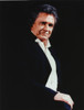 Johnny Cash wearing a Black Suit with White Undershirt Photo Print - Item # VARCEL687980