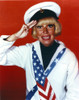 Carol Channing Hand Salute in Sailor Uniform Photo Print - Item # VARCEL688017