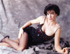 Terri Garber Lying in Black Spaghetti Dress Photo Print - Item # VARCEL688172