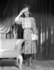 Gracie Allen wearing a patterned dress Photo Print - Item # VARCEL688178