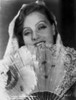 Greta Garbo posed with a Fan Photo Print - Item # VARCEL688226