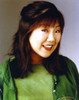 Margaret Cho Portrait in Blue Background Photo Print - Item # VARCEL688263