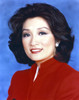 Connie Chung Portrait in Blue Background Photo Print - Item # VARCEL688385