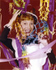 Imogene Coca Portrait in Red Background Photo Print - Item # VARCEL688479
