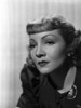 Claudette Colbert Posed in Black Dress with White Background Photo Print - Item # VARCEL688515