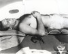 Sean Connery sunbathing on a boat Photo Print