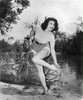 Mara Corday next to a river Photo Print - Item # VARCEL688690