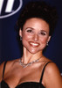 Julia Louis Dreyfus smiling and wearing a Spaghetti-Strap Dress in a Close Up Portrait Photo Print - Item # VARCEL696139
