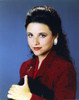 Julia Louis Dreyfus Blue Background Close Up Portrait Photo Print - Item # VARCEL696152