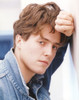 Hugh Grant Portrait in Denim Jacket Photo Print - Item # VARCEL696211