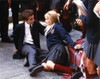 Hilary Duff sitting on Floor in Army Uniform Photo Print - Item # VARCEL696239