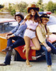 Dukes Of Hazzard Leaning on Car Group Picture with Cowboy Hat Photo Print - Item # VARCEL696310