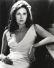 Faye Dunaway Seated in White Dress Photo Print - Item # VARCEL696357