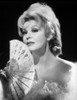 Arlene Dahl posed in Elegant Dress with Black Background Photo Print - Item # VARCEL696570