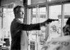Clint Eastwood Pointing Pistol in Tuxedo Photo Print