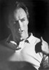 Clint Eastwood in White Sweater with Black Background Photo Print - Item # VARCEL696709