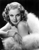 Jean Harlow Portrait in Pelt Boa Photo Print - Item # VARCEL696746