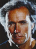 Clint Eastwood Close Up Portrait with White Hair Photo Print - Item # VARCEL696779