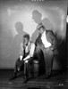 Amos & Andy Posed in Detective Attire With Shadow Background - Television Still Photo Print - Item # VARCEL696785