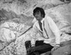 Easy Rider Seated in Long Sleeve Polo Photo Print - Item # VARCEL696838