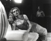 Anita Ekberg Lying on a Couch wearing a Dress in Classic Portrait Photo Print - Item # VARCEL696902