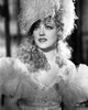 Marion Davies posed in A Portrait wearing A Feather Hat in Black and White Photo Print - Item # VARCEL696992
