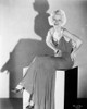 Jean Harlow Posed in Black Strap Dress Photo Print - Item # VARCEL697049