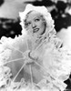 Marion Davies posed in A Portrait Holding an Umbrella in Black and White Photo Print - Item # VARCEL697052