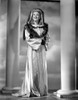 Joan Davis posed in Gown in Black and White Photo Print - Item # VARCEL697095