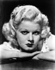 Jean Harlow Close Up Portrait in White Ruffled Strap Sleeveless Dress Photo Print - Item # VARCEL697108