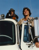 Greg Evigan Leaning on Car with Monket Candid Photo Photo Print - Item # VARCEL697133