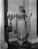 Yvonne Decarlo posed in Gown in Black and White Photo Print - Item # VARCEL697331