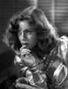 Frances Dee Thinking in A Portrait in Black and White Photo Print - Item # VARCEL697337
