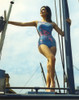 Portrait of Linda Harrison Posed in Printed Swimsuit Photo Print - Item # VARCEL697417